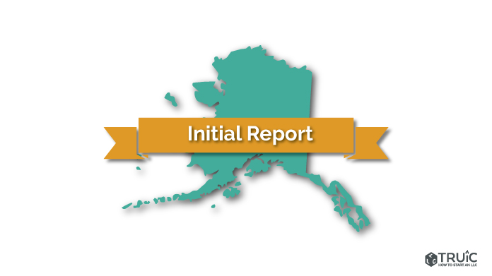 Initial Report banner overlapping Alaska.