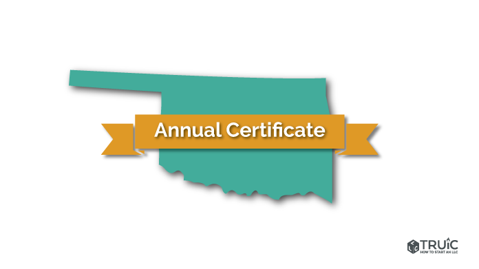 Oklahoma LLC Annual Certificate Image