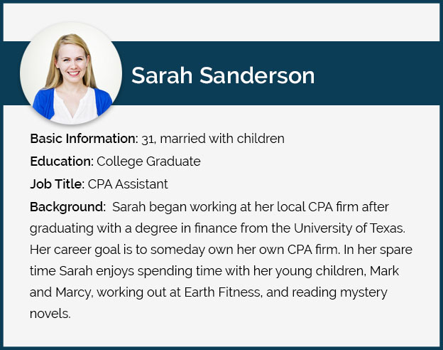 Sarah Sanderson Persona
