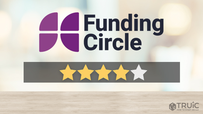 Funding Circle review image with 4 stars.