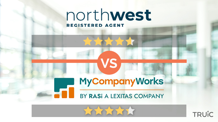 Northwest with 3.3 stars versus MyCompanyWorks with 3.4 stars.